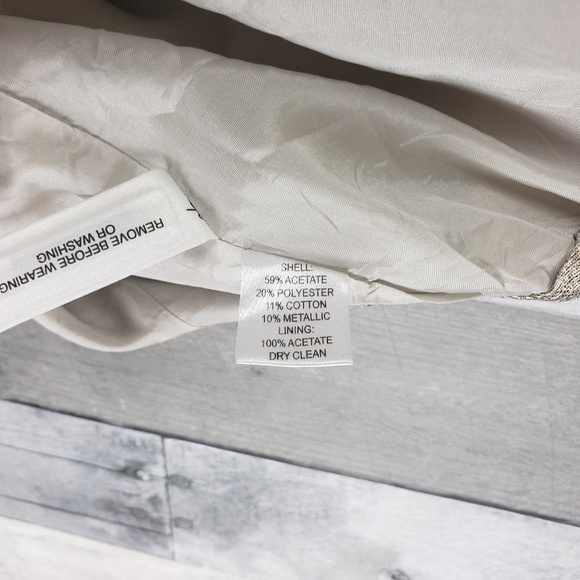 LOFT | Gold Metallic Pencil Skirt - Picture 5 of 5